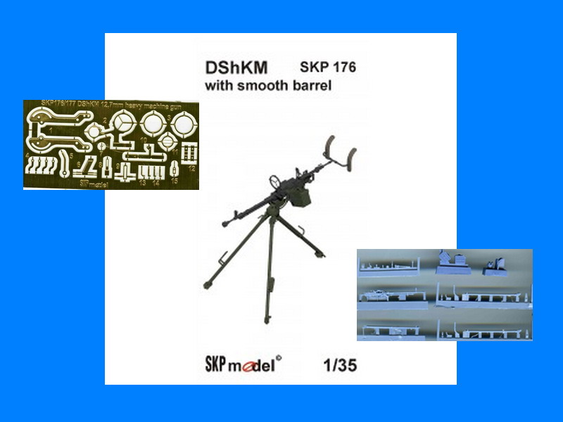 SKP176 DShKM Heavy machine gun - Smooth barrel 1/35